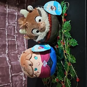 Squishmallow 🎁 Frozen Bundle  Ana & Sven 6 inches tall NWT